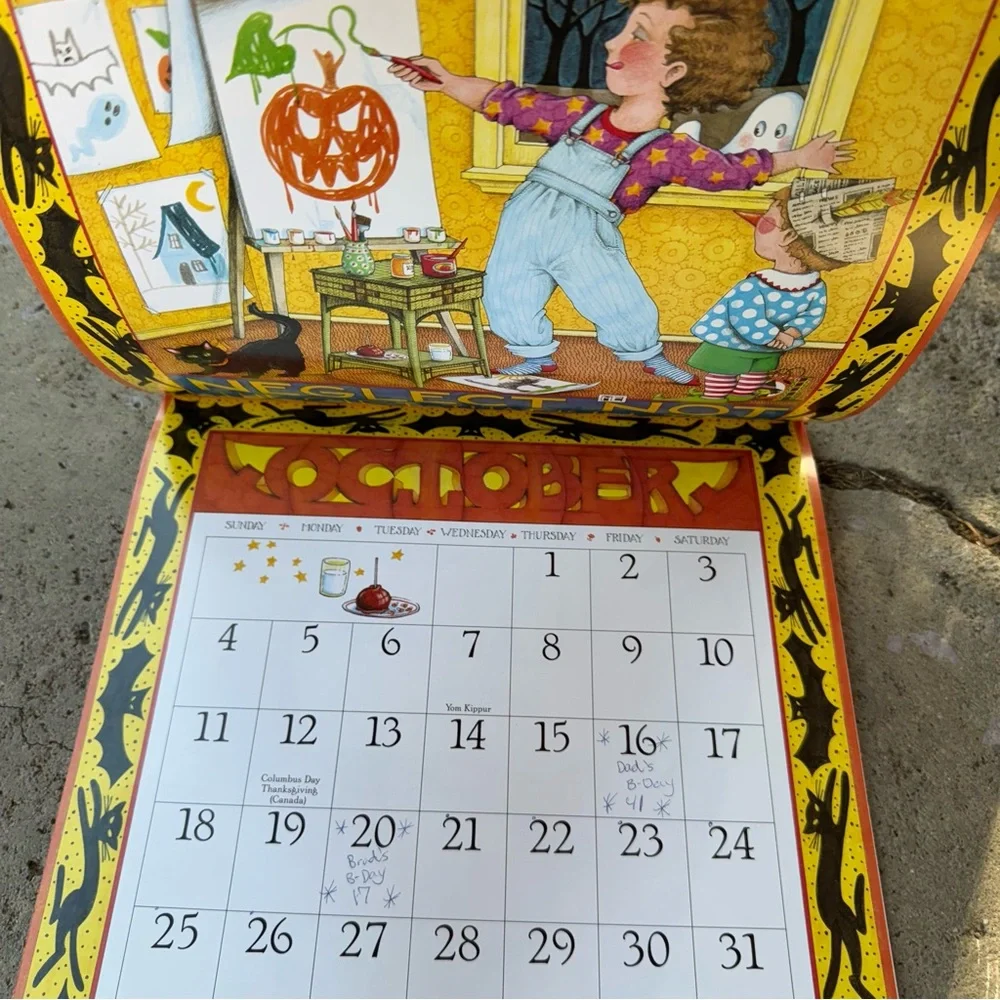 Mary Engelbreit 1992 Calendar Count Your Blessings‎